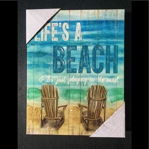 “Life’s a beach, and I’m just playing in the sand”